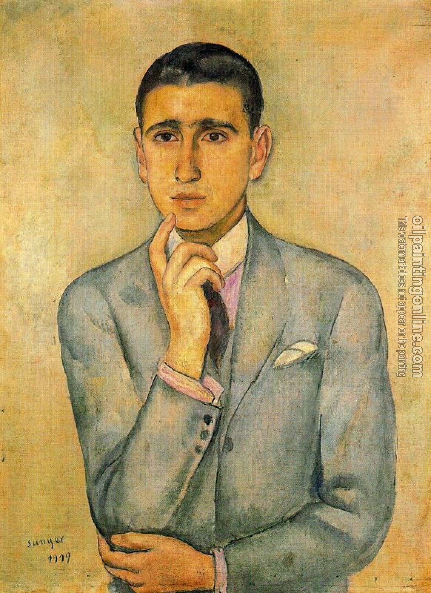 Joaquim Sunyer de Miro - Portrait of a Man